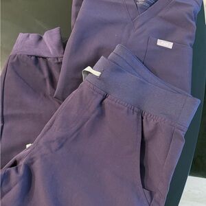 Figs Purple Zamora scrub Jogger